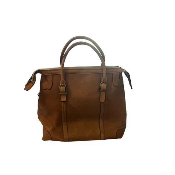 RK Swallow | Vintage Brown Leather Travel Bag - Picture 2 of 8
